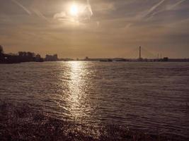 der rhein in wesel foto