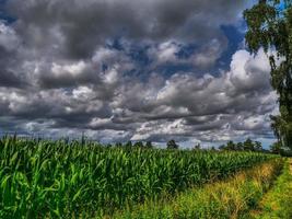 sommerzeit im deutschen dorf weseke foto