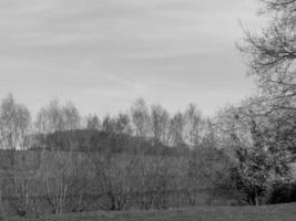 Wandern im deutschen münsterland foto