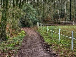 wandern bei reken im deutschen münsterland foto