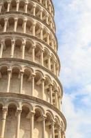 Detail des schiefen Turms von Pisa
