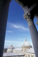 Pisa in der Höhe, Italien foto