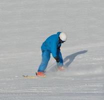 Skifahrer Hochformat foto