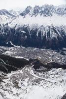 Blick auf die Berglandschaft foto