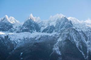 Blick auf die Berglandschaft foto