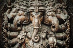 indische Ganesha-Statue foto