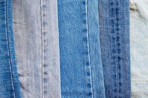 Denim Blue Jeans Textur Hintergrund foto
