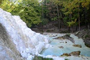 natürliche geothermische heiße quelle von bagni di san felipa foto