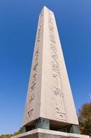 obelisk von theodosius, istanbul foto