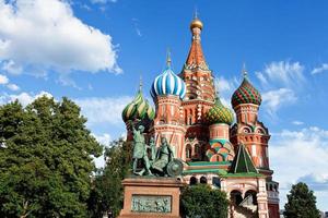 Heilige Basilikum Kathedrale in Moskau foto