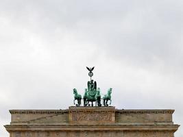 Bronze-Quadriga am Brandenburger Tor foto