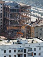 oben Ansicht des Abrisses des Stadthauses foto