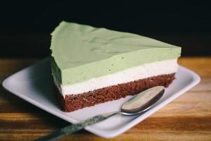 Matcha-Kuchen foto