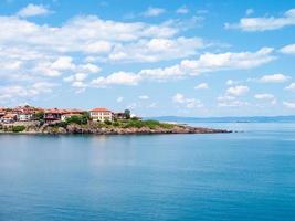 Häuser in der Stadt Sozopol, Bulgarien foto