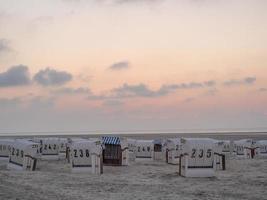 am strand von spiekeroog foto