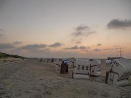 am strand von spiekeroog foto