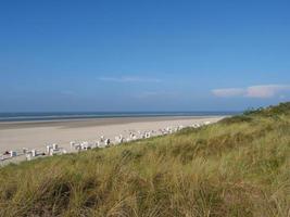 am strand von spiekeroog foto