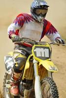 Motocross-Bike-Ansicht foto