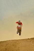 Motocross-Bike-Ansicht foto