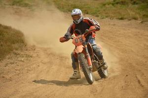 Motocross-Bike-Ansicht foto