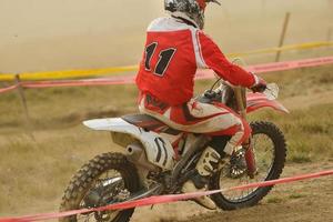 Motocross-Bike-Ansicht foto