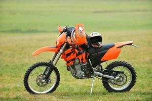 Motocross-Bike-Ansicht foto