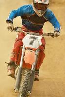 Motocross-Bike-Ansicht foto