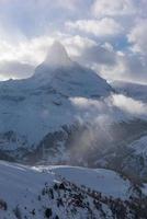 berg matterhorn zermatt schweiz foto