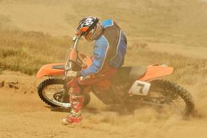 Motocross-Bike-Ansicht foto