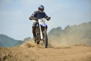 Motocross-Bike-Ansicht foto