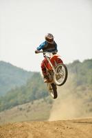 Motocross-Bike-Ansicht foto