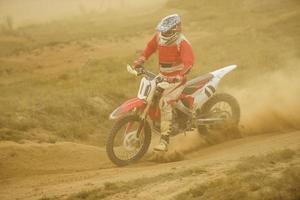 Motocross-Bike-Ansicht foto