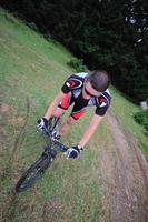 Mountainbike-Ansicht foto