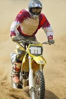 Motocross-Bike-Ansicht foto