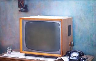 Retro-TV-Ansicht foto