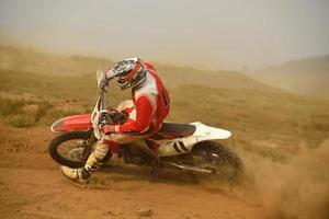 Motocross-Bike-Ansicht foto