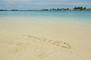 tropische Strandlandschaft foto