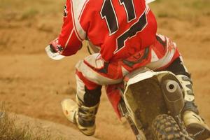 Motocross-Bike-Ansicht foto