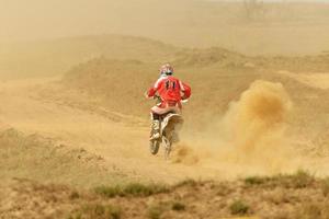 Motocross-Bike-Ansicht foto