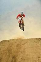 Motocross-Bike-Ansicht foto