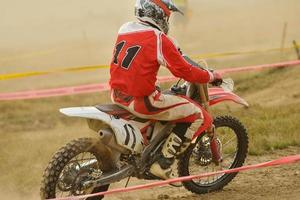 Motocross-Bike-Ansicht foto