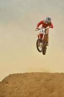 Motocross-Bike-Ansicht foto