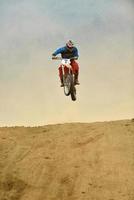 Motocross-Bike-Ansicht foto