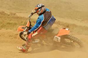 Motocross-Bike-Ansicht foto