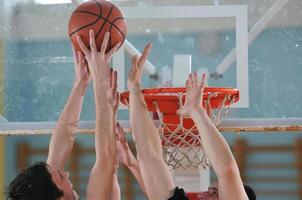 Ansicht Basketballspiel foto