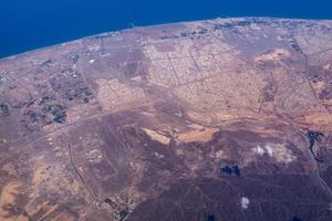 muscat arabische stadt luftaufnahme landcape foto