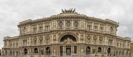 rom corte di cassazione gebäude palast der höchsten justiz foto