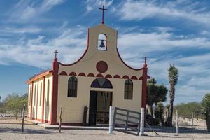 baja california sur wüste kirche foto