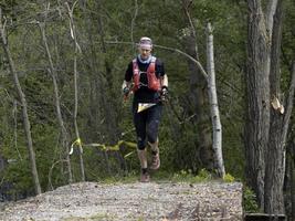 cantalupo ligure, italien - 15. mai 2021 - steintür porte di pietra versuchslaufmarathon foto