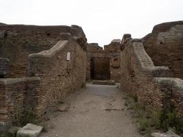 alte antike ostia archäologische ruinen lalario haus foto